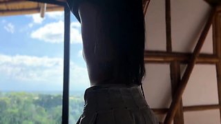 My teacher does an interview with me and we end up fucking,