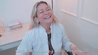 hot MILF fucked by younger patient
