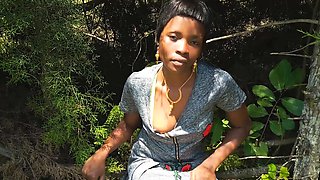 Public Flashing Ebony Fuck in Private HOMEMADE Sex Tape