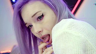 Amateur blondie solo anal masturbation