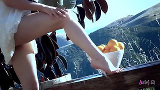 Enjoy Outdoor Lesbo Sex With Pussy Grinding And Cunnilingus