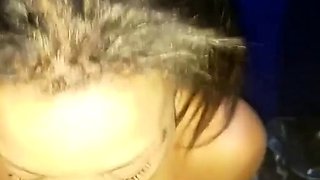 Sexy Black MILF Stripper Gives Blowjob and Anal Sex