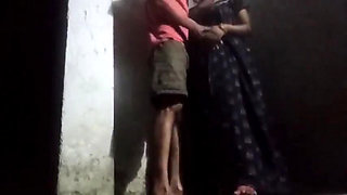 Desi Friend Wife Fuck Outdoor in Night Sex with Outside Home