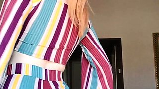 Latex Redhead Teen Mistress Makes You Jerk Off