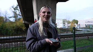 GERMAN SCOUT - Blonde Fitness Model Teen Lexi Star
