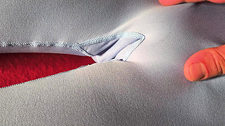 The Stepbrother Dared to Touch Her Virgin Pussy! Step Sister Has Such a Perfect Pussy and Follows Her Contour in Sexy Pantyhose