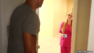 Busty Emma Shay Milks Him Empty!