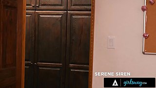 Girlsway - emotional cougar Serene Siren admits she wants to screw redhead stepbae harley enjoy