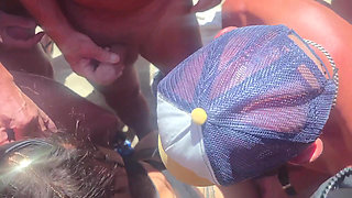 Gangbang with Strangers on the Beach of the Arabian Nights