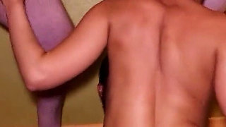 Amateur Gangbang by Old Guys for German Skinny Ebony Girl Lia Amalia with Bukkake