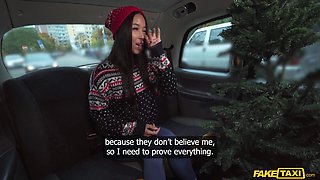 Cute Brazilian Lia Lin Gives Xmas Tip