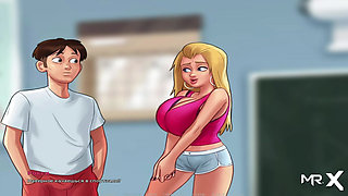 SummertimeSaga - Teacher Gives Her Tits To Touch E1 # 44