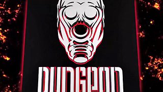 Blonde TS Dungeon Bondage