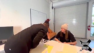 Callie radiates sensual hotwife passion through intense interracial desire
