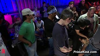 Big-chested Dana Vixen Public Pub Bi-atch