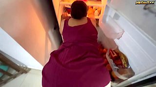 MeGanSxx Trapped in Scrubber Gets Rescued by Big-Butt Hottie