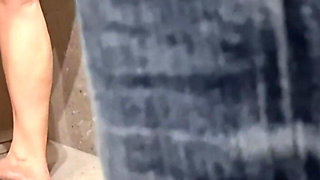 Golden Shower on Her Tits, pissing Both Ways
