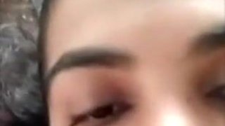 Horny indian housewife stripping nude fingering pussy on webcam