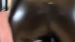 Testing Out New Butt Plugs in a Latex Suit