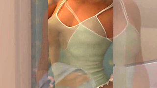 University Days by Greebo - Black Lady Giving Head on the Public Bathroom 17
