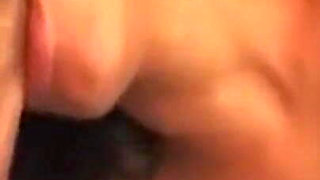 Seductive Brunette in Fishnets Devours Throbbing Cock Dripping Cum