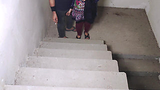 Girlfriend Fucked on Stairs-blowjob Doggy Style Hardcore