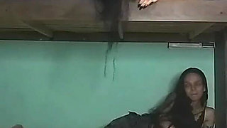 High Tension in the Bunk Bed Girlfriend on Top, Female Friend Below, Boyfriend in the Middle of the Chaos