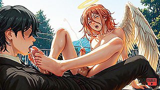 Chainsaw Man Yaoi Pic Collection - Angel Devil And Car Toon