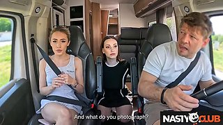 Big-Cock Lesbians Rika Fane and Abby Margarita in Hardcore Fuck