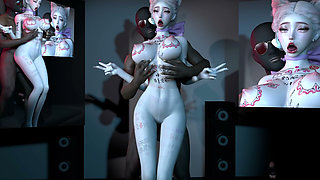 3D Big Boobs Slut Got Fucked by BBC