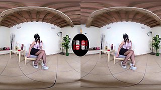 Irresistible Ladynight Gives You A Foot Tease That Will Blow Your Mind; Sexy Amateur Leg And Foot Fetish Vr