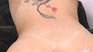 Masturbation with Oil up to the Squirt