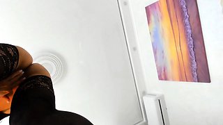 Cute blonde amateur webcam teen masturbating