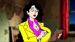 Fucked a Reporter's Slut in a Dirty Apartment, Porn Cartoon