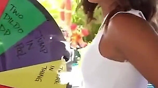 Big Ass Flexible MILF Kelsi Monroe Rides a Suction Dildo at Her Backyard
