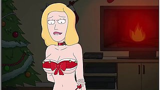 Car Toon And Rick Morty - Rick And Morty - A Way Back Home - Sex Scene Only - Part 62 Beth In Sexy Xmas Costume By Loveskysanx