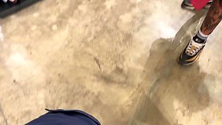Blowjob in Fitting Room / too Much Cum in her Mouth