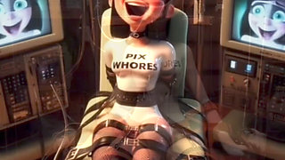 Harrison Marks Presents: Pixwhores Orgasmatron. Cum & drool