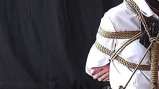 The Bound Woman Couldn't Hold Back and Started Masturbating