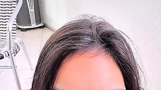 Brenda Trindade Deepthroat Blowjob In Balcony Onlyfans