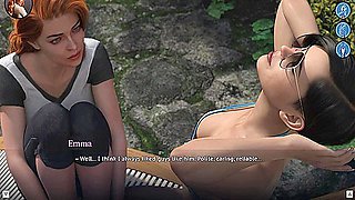Boundaries Of Morality - V - Emma And Shelly Exposed Their Boobs While Sunbathing - Highlight