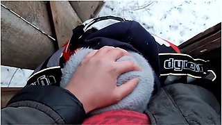 I Fuck A Stranger In The Mouth In The Toilet And Quickly Cum