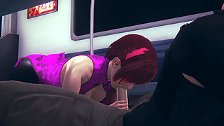 HOT SEX WITH STEPMOM ON THE NIGHT TRAIN