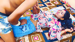 Indian College Lady Gets Fucked by Stepbrother After Coming Home From College