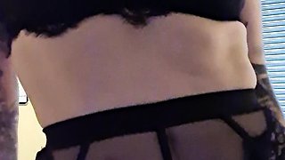 Amateur milf fucked hard in stockings