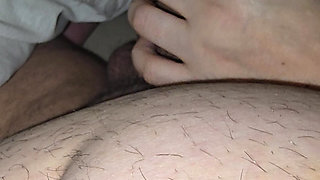 Step mom hand slip into Indian step son big dick in