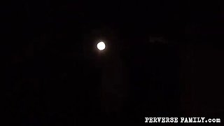 Horny Teen Anal Secret - Rough Family Fuck with Brunette MILF