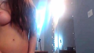 Big boobs milf masturbates with her dildo