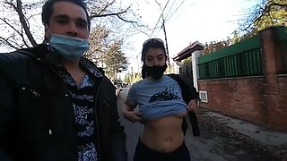 Public Blowjob Pov Cumshot In Mouth In Street