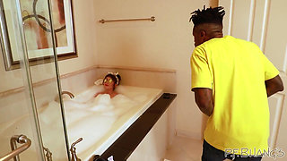 Tub-side Guest Services Towel and Dick Delivery